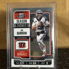 2024 PANINI CERTIFIED FRANCHISE FOUNDATIONS JOE BURROW #11 RC