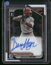 2024 Bowman Chrome #CPA-BMO Bernard Moon Prospect Autographs