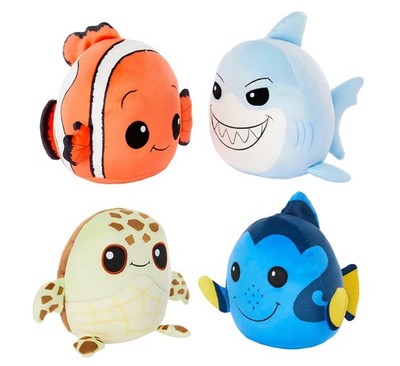 Disney Pixar Findet Nemo klein 5 Zoll Plüschtiere Nemo, Dory, Bruce, Squirt (NEU)