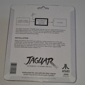 Atari Jaguar Automatic TV Game Switch in Original Retail Packaging Console