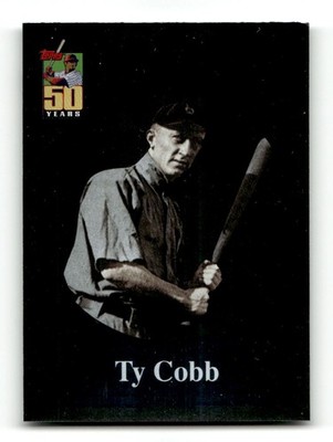 2001 Topps #BT5 Ty Cobb Before There Was Topps