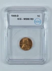 1945-D Lincoln Wheat Cent MS66 RD ICG *1802