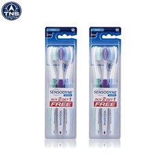 Sensitive Toothbrush Soft 3 Pack for Sensitive Teeth, Reusable, Unisex