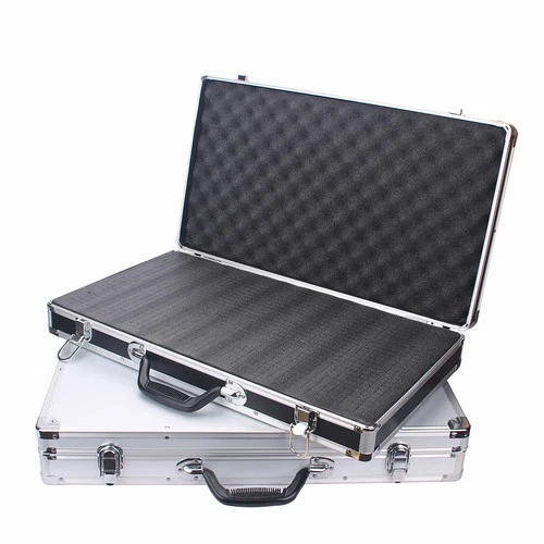 Tool Box Aluminium Equipment Case Protable Toolbox for Mechanic Large...