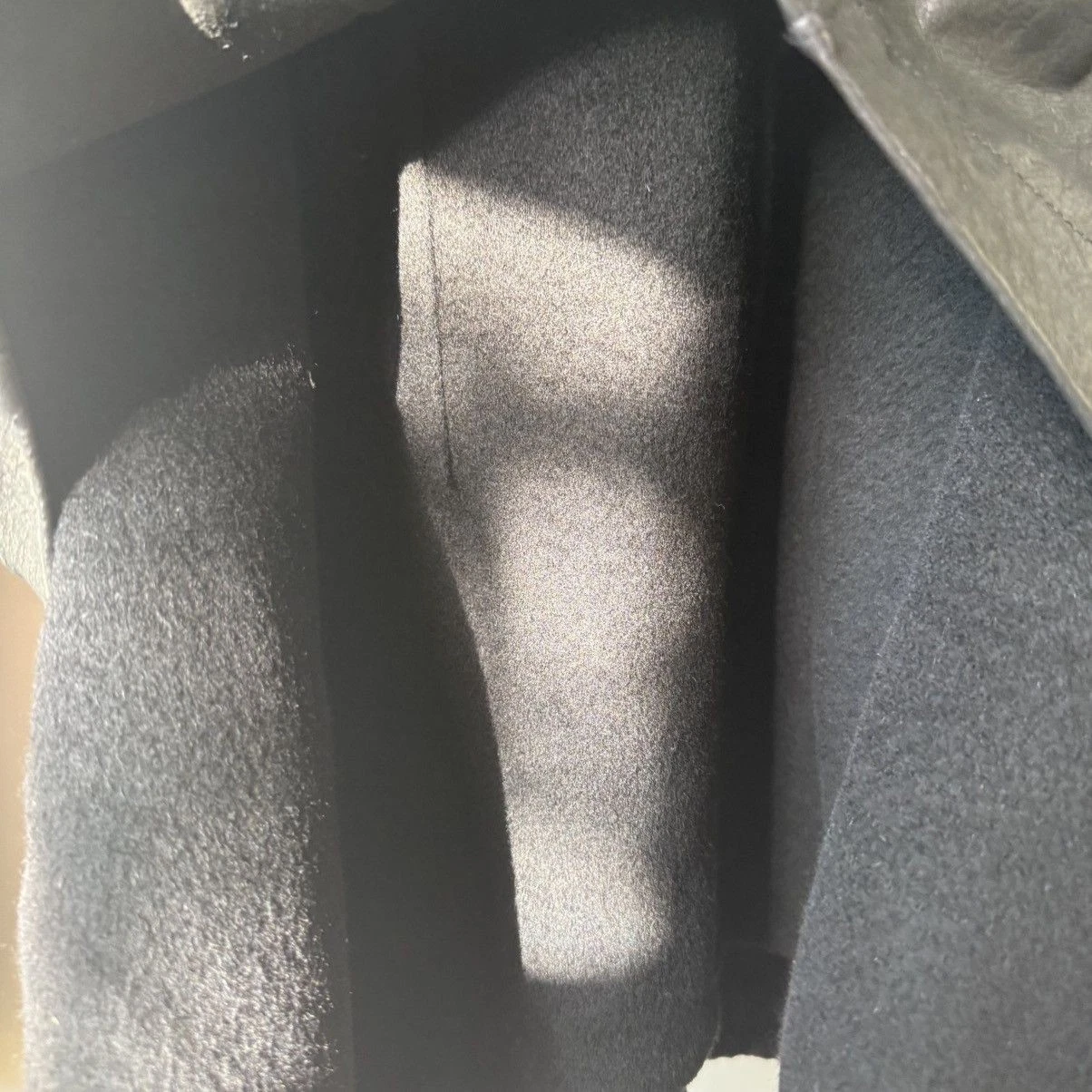 Rick Owens Stooges Leather Biker Jacket Cashmere Lining Black Sz IT 50 Italy - product detail image 19