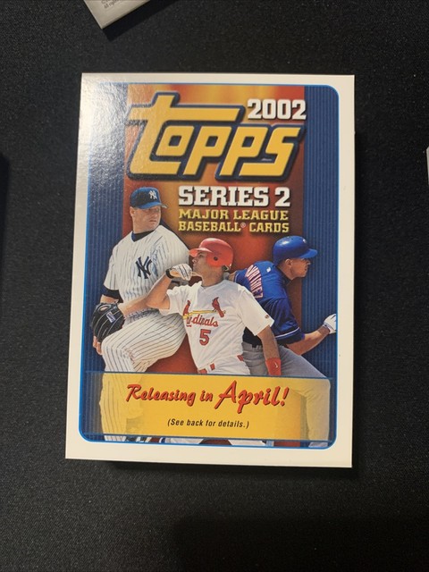 Albert Pujols Roger Clemens Alex Rodriguez 2002 Topps #NNO Series 2 Promo (bulk)