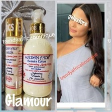 Golden face beauty body lotion 250ml serum 60ml.