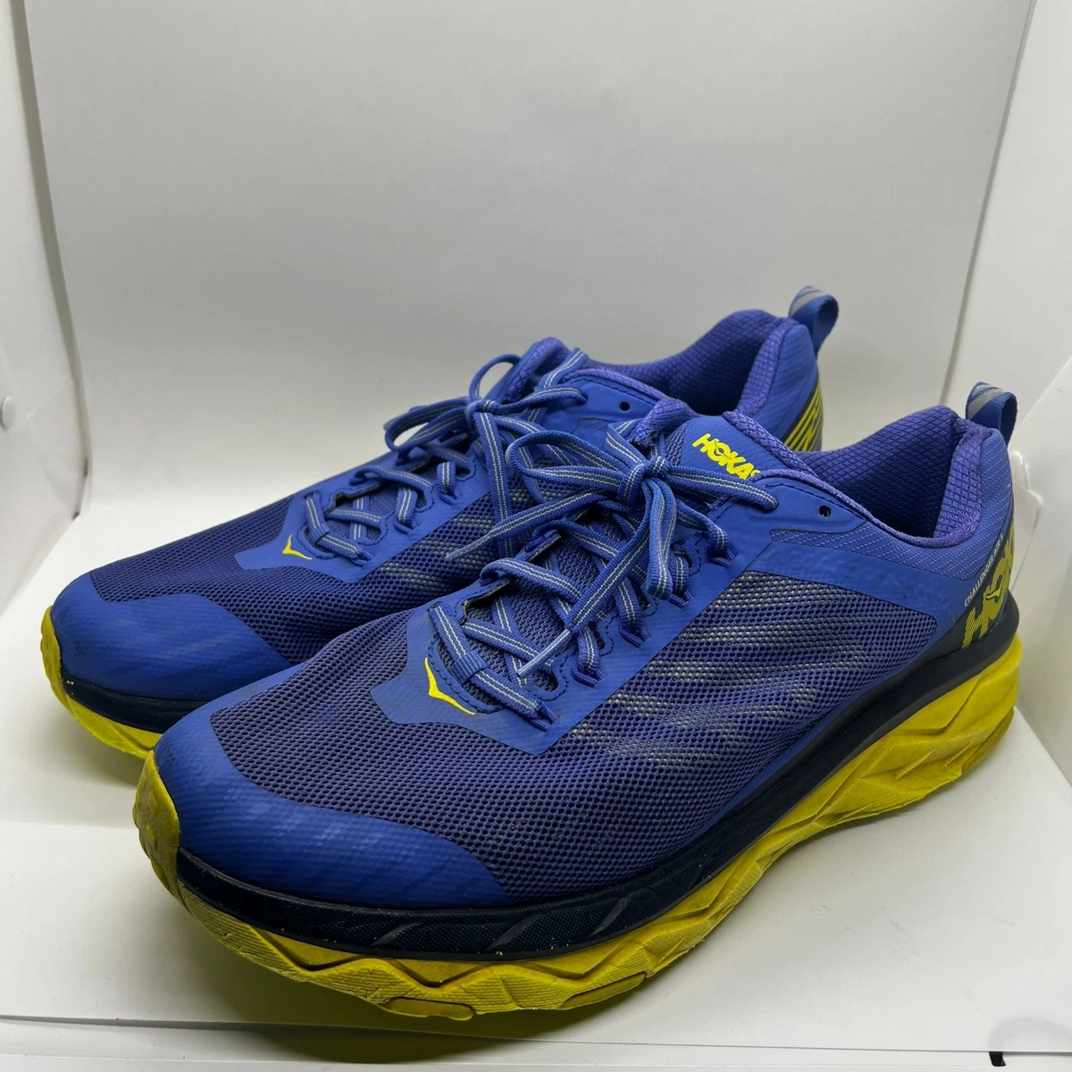 Hoka One One Mens‎ 12.5 D Running Sneakers Blue/Graphite Color way Hoka One One Bondi 5 Sneakers for Men for Sale | Shop Men main image 4