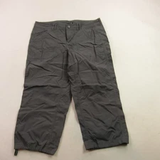 North Face Pants Womens 10 Straight Leg Gray Pockets Lightweight Capri Casual