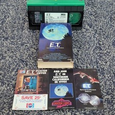 MCA Home Video E.T. the Extra-Terrestrial VHS NTSC PG Full Screen CC Hi-Fi