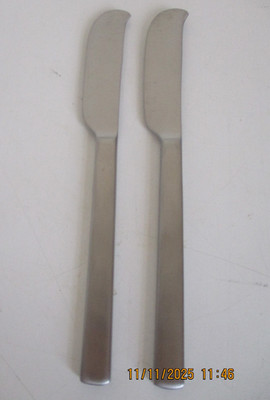 AUERHAHN SIGN BUTTERMESSER SET 2 STÜCK EDELSTAHL MATT