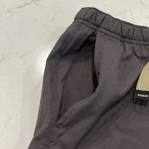 prAna NEW Mens XL x 5" Stretch Zion Pull On Shorts Dark Iron Stretch UPF Hiking - 第 4/9 張圖片