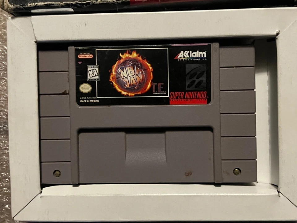 NBA Jam: Tournament Edition (Super Nintendo Entertainment System, 1995) CIB - Image 2 of 4