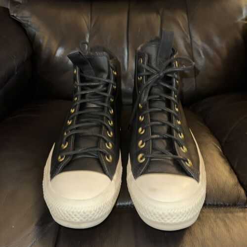 Converse Chuck Taylor Black Leather CTAS 169658C High Top Men's Sneaker 11