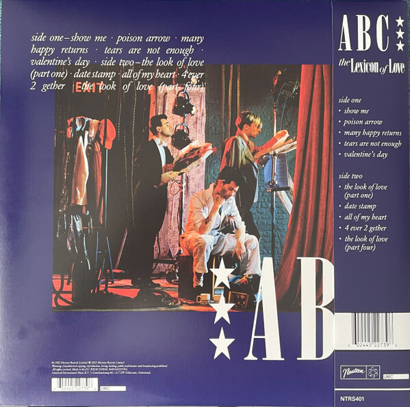 ABC The Lexicon Of Love LP, Album, RE, RM, Gat 2023 Synth-pop, New