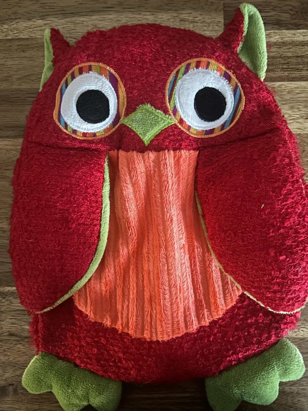 SANGER Owl Red hot water bottle - Made in Germany