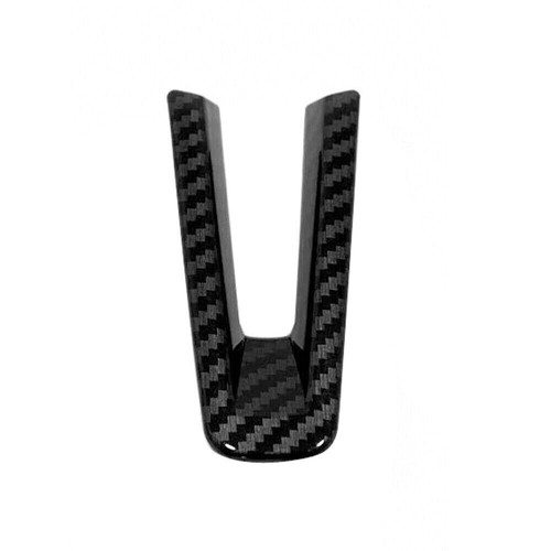 For Mazda CX-50 2023-2024 Carbon Fiber ABS Steering Wheel U-Type Cover Trim 1Pcs - Picture 4 of 4