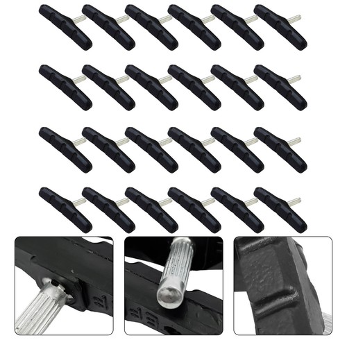 Premium Quality 12 Pairs V Brake Brake Shoes for 70mm Bicycle Brake
