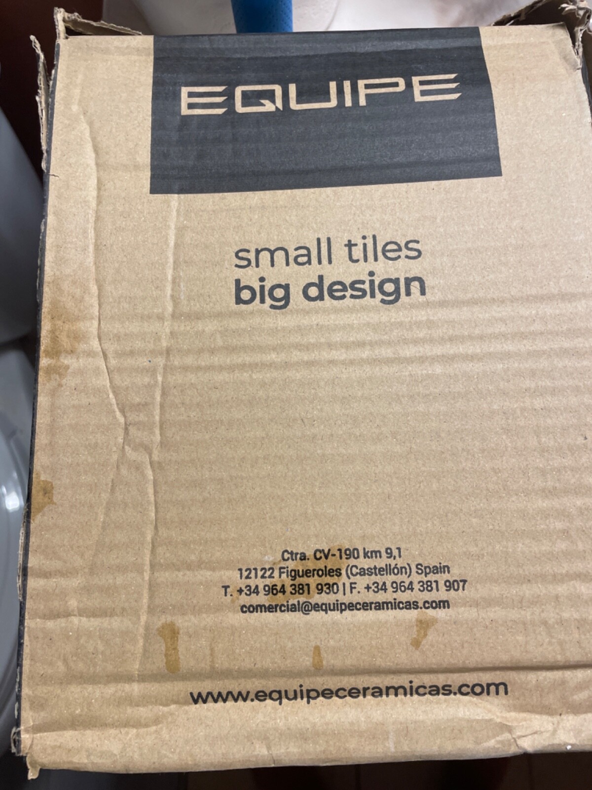 Shower tiles (halite green) new in box 