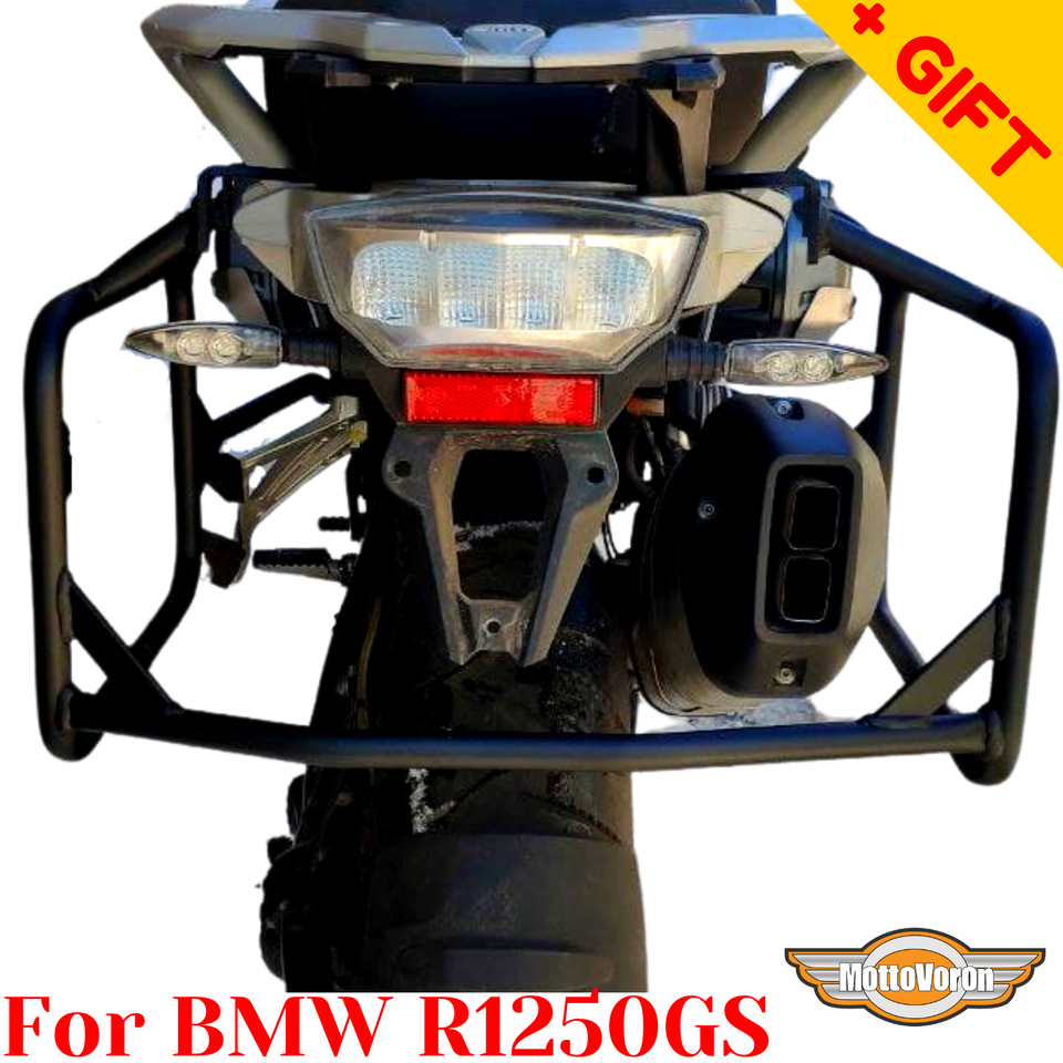 For 2020 BMW R1250GS Side Carrier R 1250 GS Pannier Rack for cases or ...