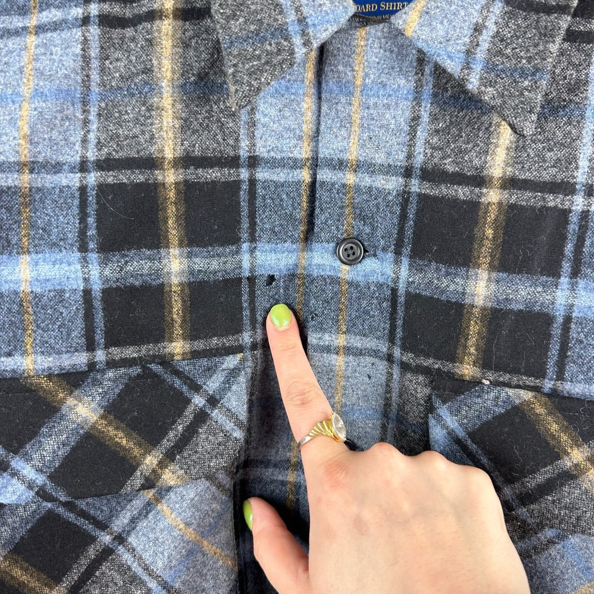 Pendleton 1954 Archive Edition Board Shirt Medium Blue