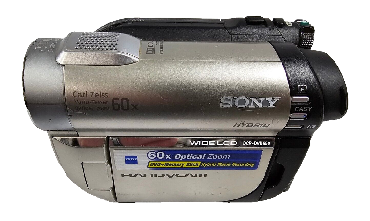 Sony Handycam DCR-DVD650 Mini DVD Hybrid Camcorder 30x Optical