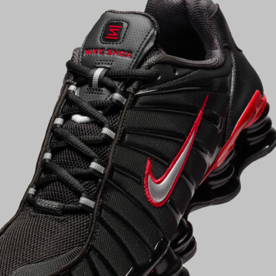 Size 10 - Nike Shox TL Black University Red for sale online | eBay