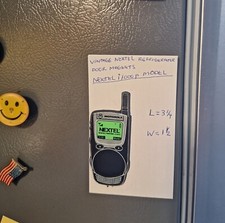 Vintage Nextel i 1000p phone refrigerator door magnets. Amazing collectors item