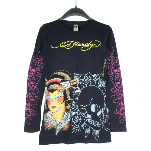 Ed Hardy Sweater Cardigan Casual 