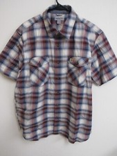 Carhartt Rugged Flex Relaxed Fit Multicolor Plaid Short-Sleeve Shirt XL Regular