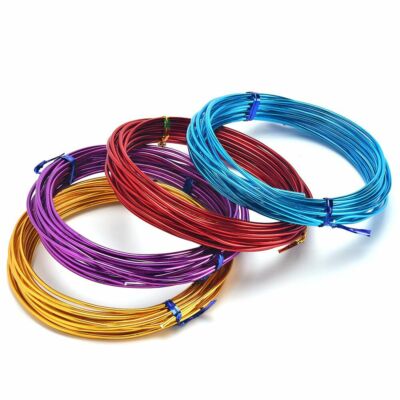 10-18 Gauge Aluminum Wire Anodized Floral Beading Craft Wires DIY Jewelry Making