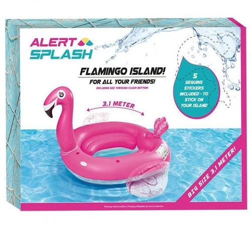 XXL Riesen Flamingo Party Lounge Badeinsel Pool Liege Luftmatratze groß 310cm