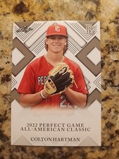 COLTON HARTMAN 2022 LEAF PERFECT GAME 