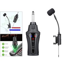 Wireless Violins Microphone 6.35mm Receiver Instrument Full Size 4/4 Violin