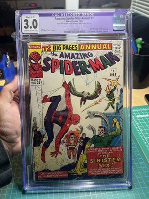 The Amazing Spider-Man Annual #1 CGC 3.0 Restored