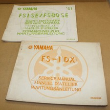 MANUEL REVUE TECHNIQUE ATELIER YAMAHA 50 FS-1 1977-1983 FS1 DX SERVICE MANUAL
