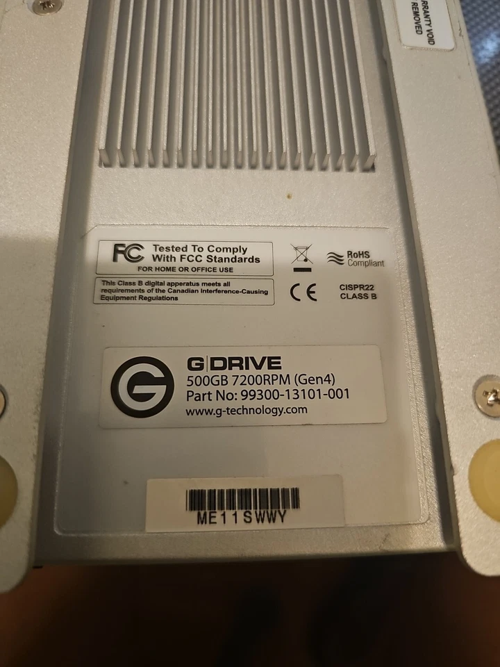 G-Technology G Drive 500GB 7200RPM (Gen 4) USB Hard Drive - Image 3 of 3