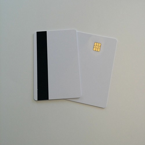 10 Pcs Blank Smart Card Sle4442 Chip with Magnetic Strip Hico 3 track Inkjet PVC - Picture 7 of 7