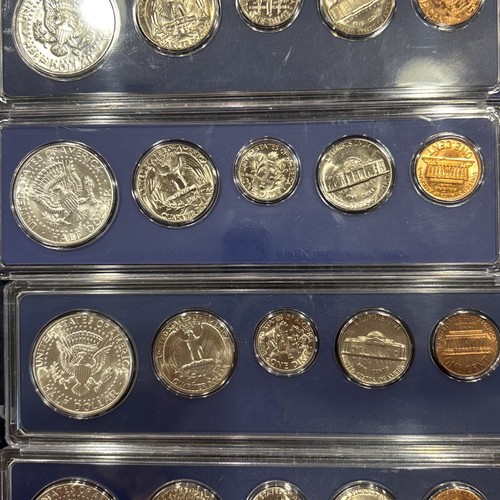 Lot Of 4 1965 US Special Mint Sets Silver Half Genuine Govt Case Box& Holder SMS - Picture 19 of 24
