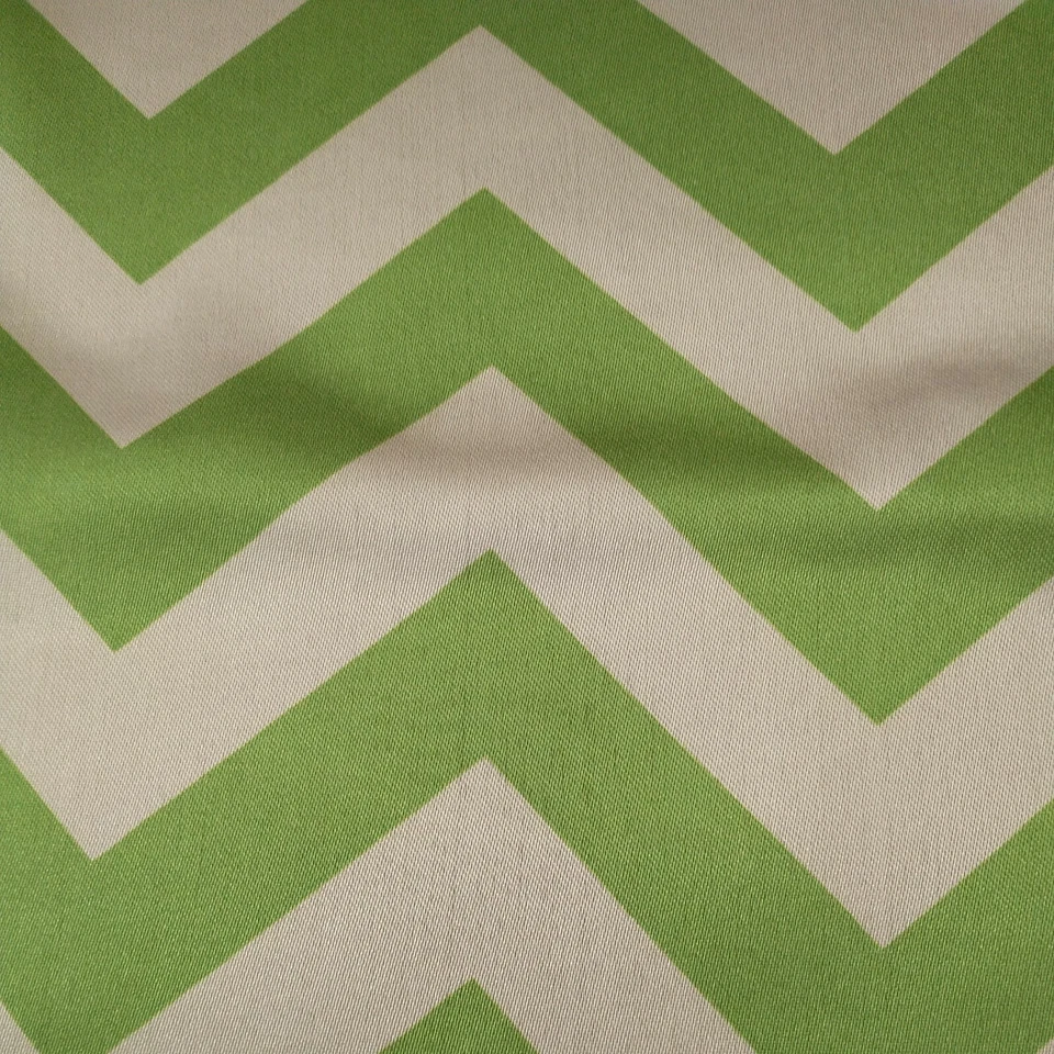 Атласная дорожка для стола — лаймовый и белый шевронный узор 107 x 12 дюймов лот из 15 - Изображение 4 из 4