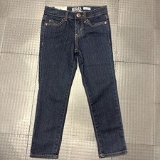 OshKosh B'gosh Super Skinny Blue Jeans Adjustable Waist Girl's Size 4T NWT