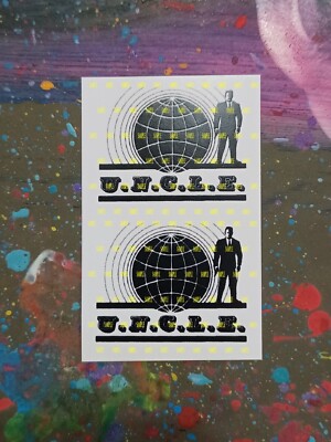 専用 2/2 Corgi 497 Man from Uncle Oldsmobile 88 Reproduction Stickers ( Set