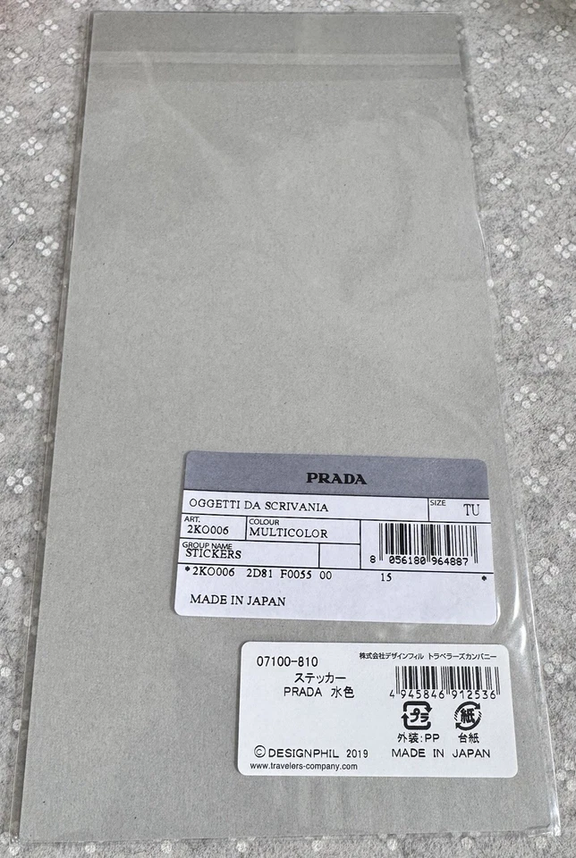 Prada Stickers Laptop Accessories Travel Luggage London Decals - Image 4 of 4