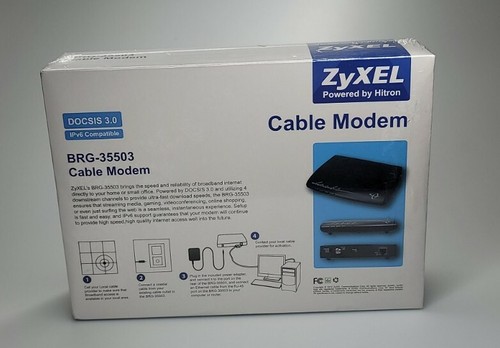 ZyXEL DOCSIS 3.0 lPv6 Compatible Cable Modem w/ 4x4 Channel Bonding BRG-35503 - Picture 2 of 3