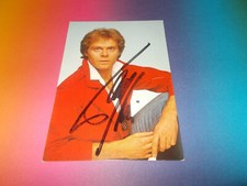Tony Holiday Singer Signed Autographed Autograph Autograph Card