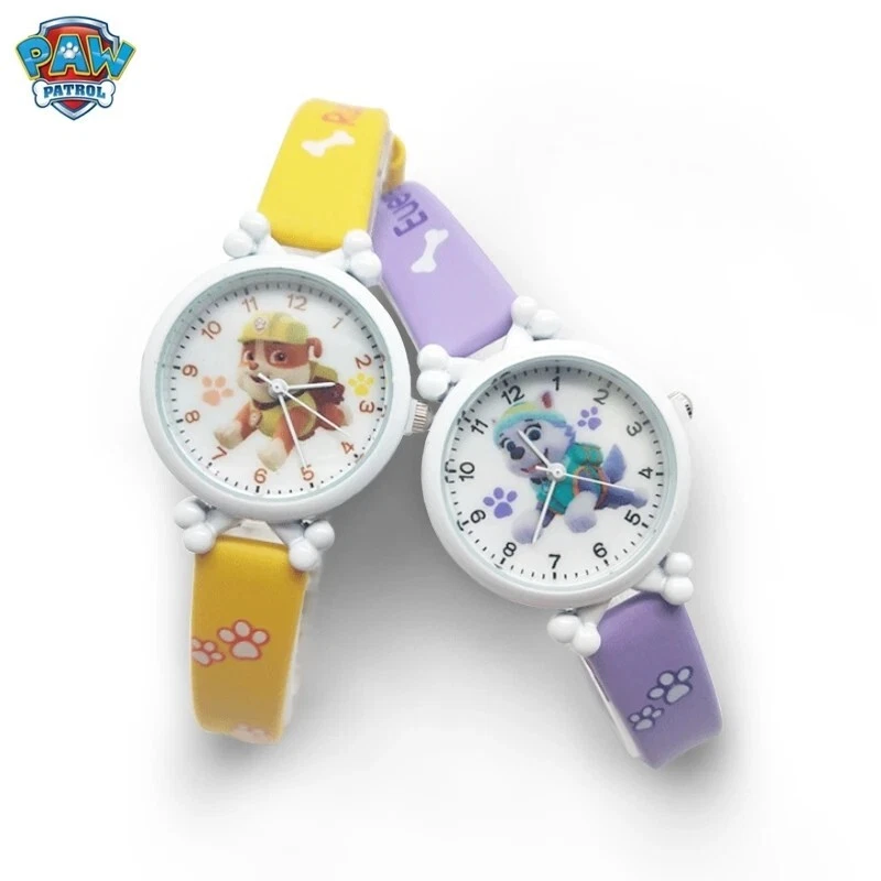 Montre enfant garçon fille Pat'Patrouille Bracelet Aiguille chien Chase  Stela