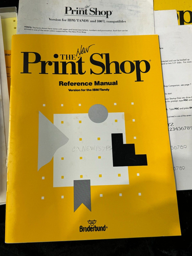 The NEW Print Shop for IBM / Tandy 5.25 Media with Holiday Graphics Software - Picture 5 of 5