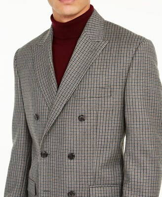  RALPH LAUREN $375 Double breasted wool blend Jacket Blazer Sport Coat 42R NEW 