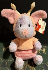 Winnie the Pooh Sherbert Piglet Butterfly Peach Lavender Spring Pastel 9 Plush