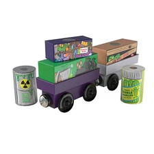 Quirky Cargo - Wooden Train Set with Cargo - Zany Trains Wooden Railway Series 1